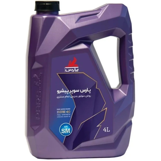 روغن موتور نفت پارس مدل سوپر پیشرو ۱۰W-۴۰ حجم ۴ لیتر