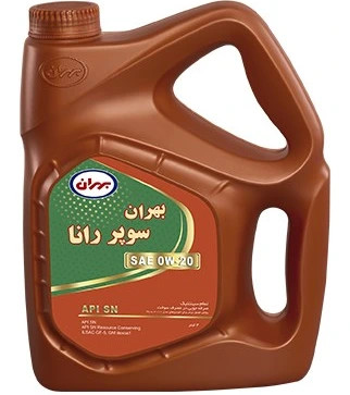 روغن موتور بهران سوپر رانا پلاس ۰W20 ظرفیت ۵ لیتر +SN